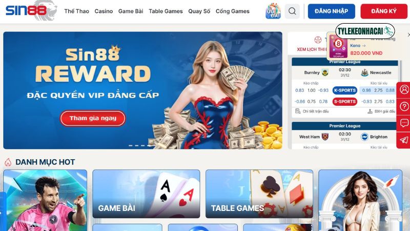 SIN88 là địa chỉ nhà cái cá cược online nổi tiếng hiện nay SIN88 là địa chỉ nhà cái cá cược online nổi tiếng hiện nay