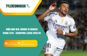 Đội hình dự kiến trước trận Real Madrid vs Monaco